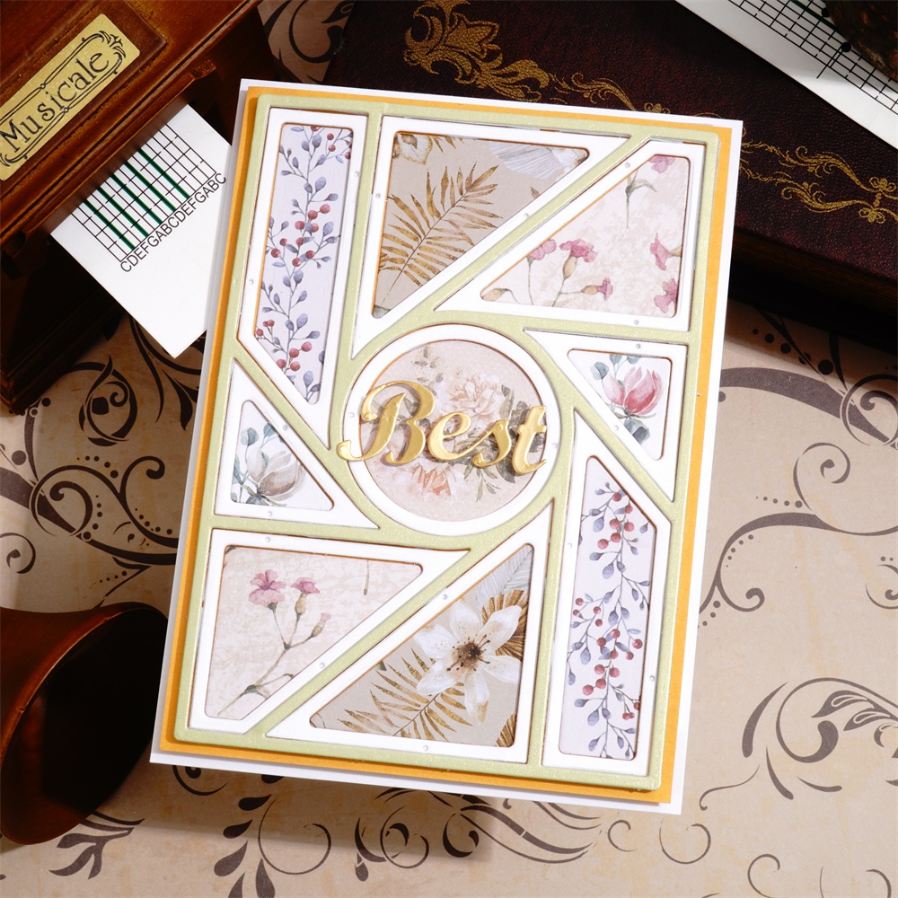 Lifescraft Circle and Geometry Shapes Background Metal Cutting Dies