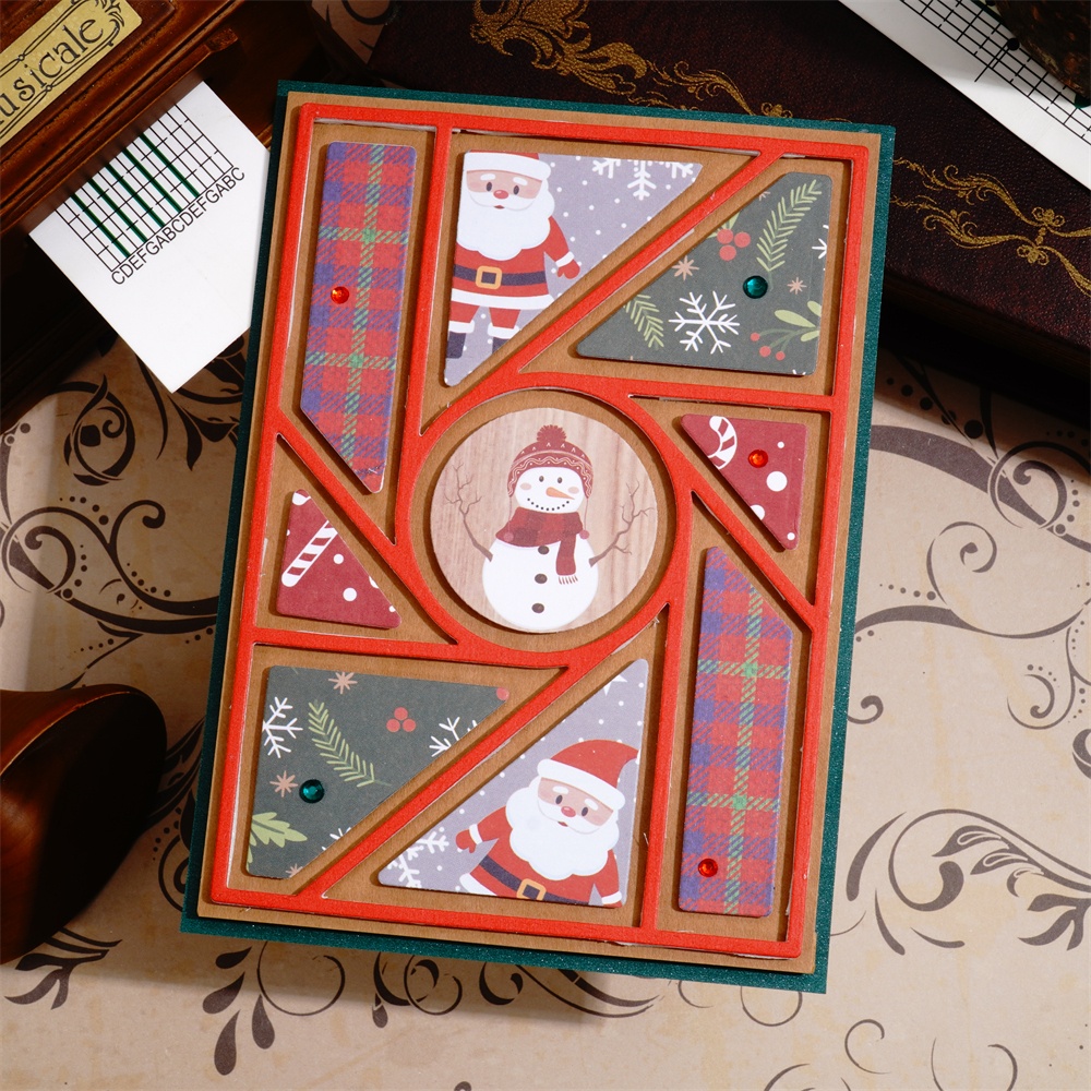 Lifescraft Circle and Geometry Shapes Background Metal Cutting Dies