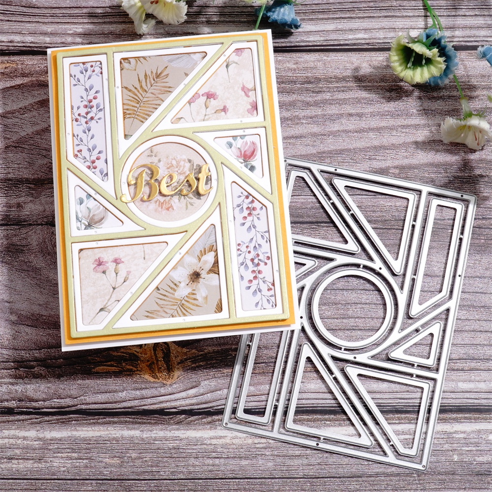 Lifescraft Circle and Geometry Shapes Background Metal Cutting Dies