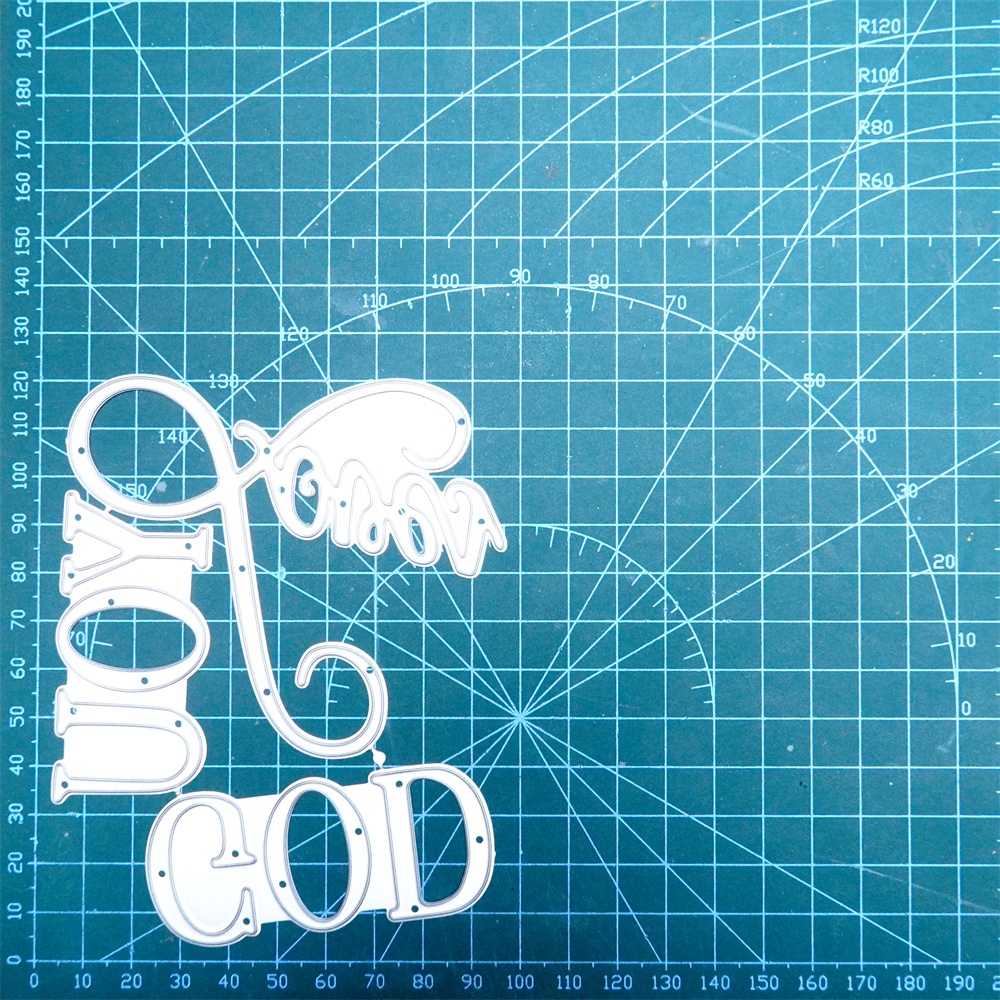 Lifescraft God Loves You Metal Cutting Dies