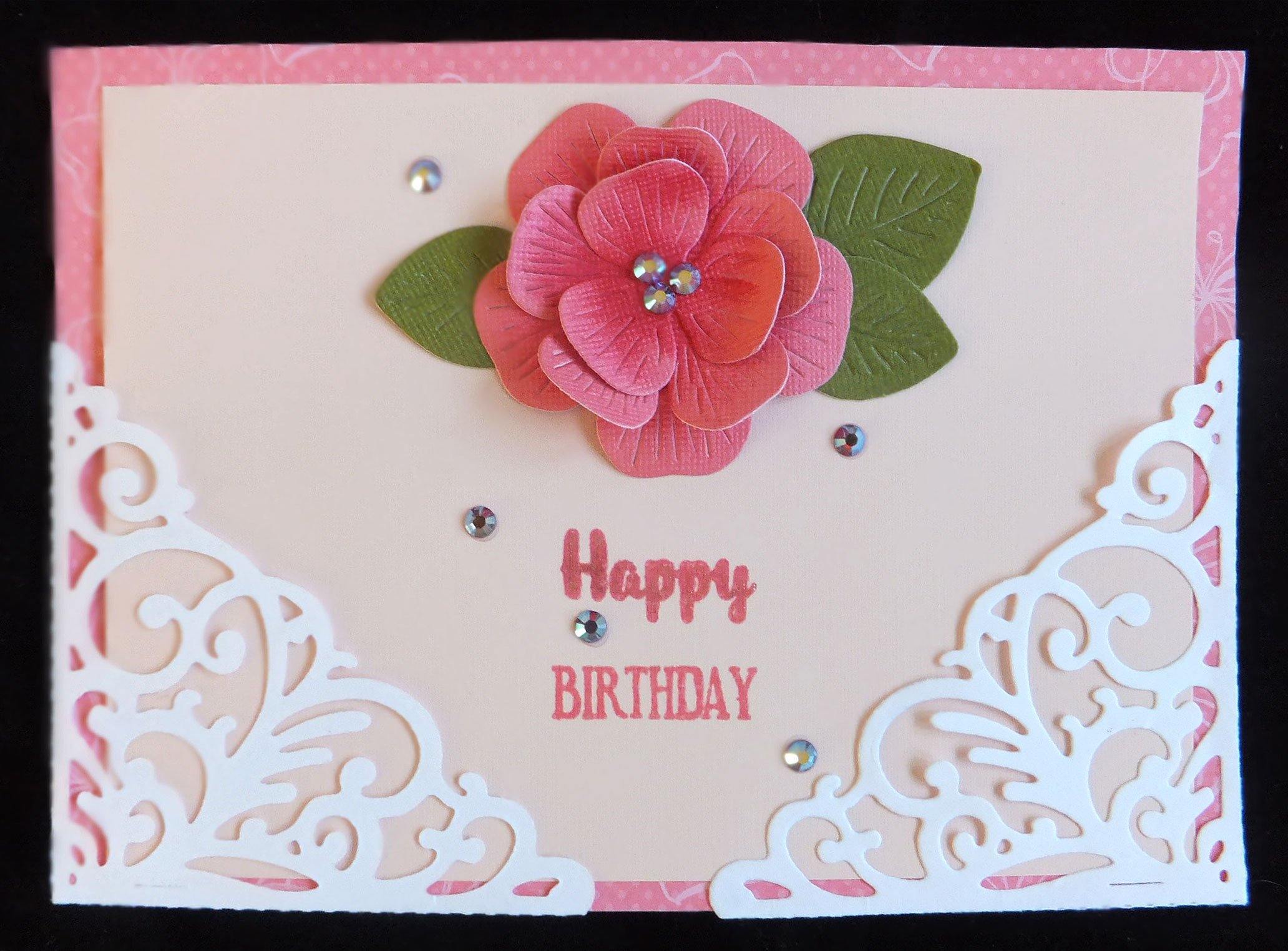 Flower Frame Corner Decor Dies - Inlovearts