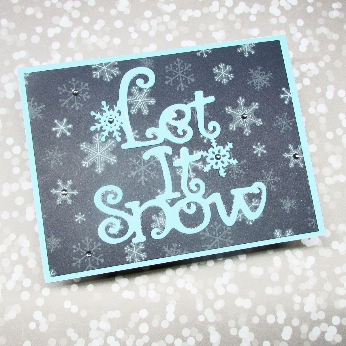 Lifescraft "Let It Snow" Word Dies