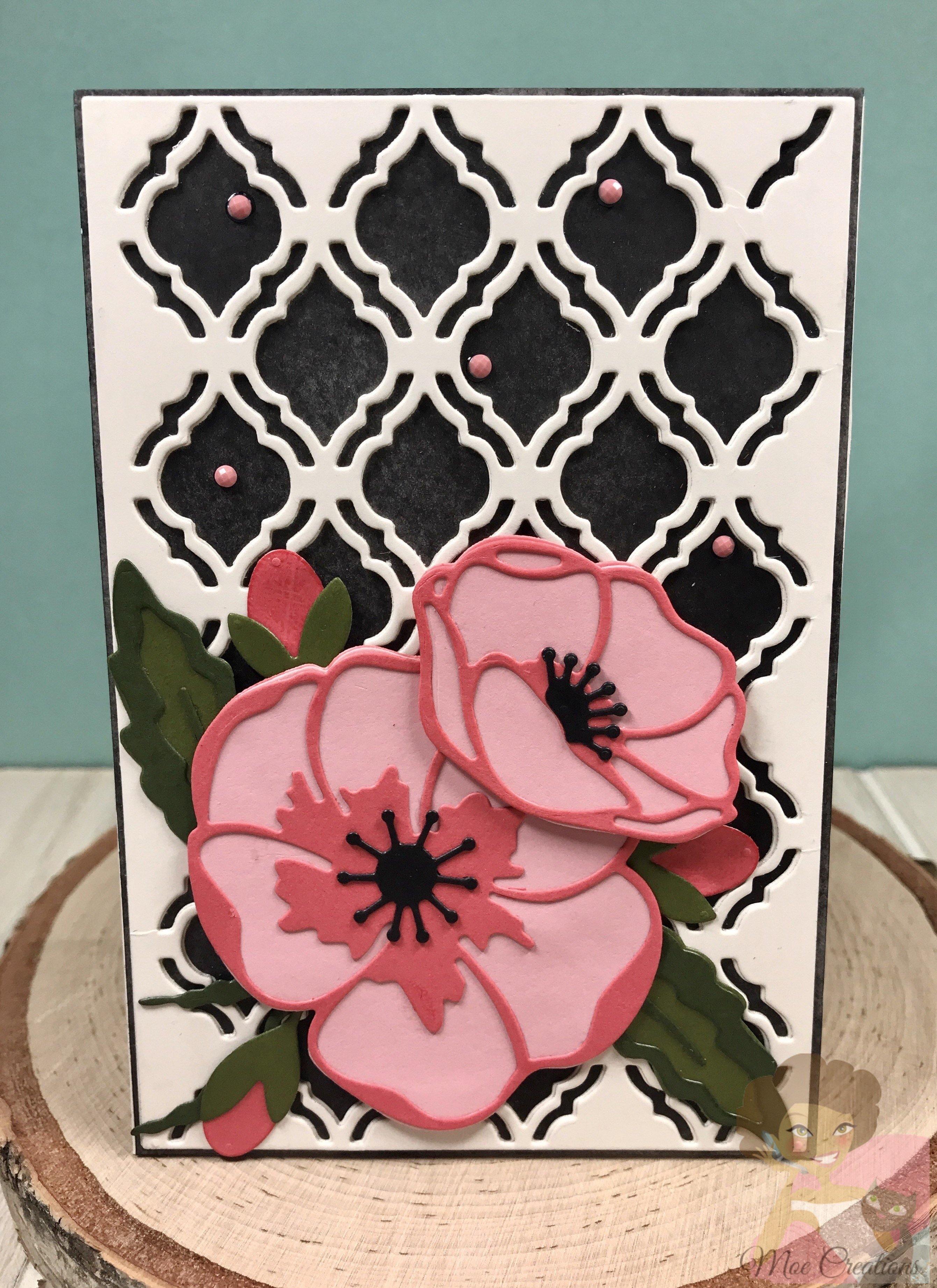 Crosswise Diamond Grid Background Dies - Inlovearts