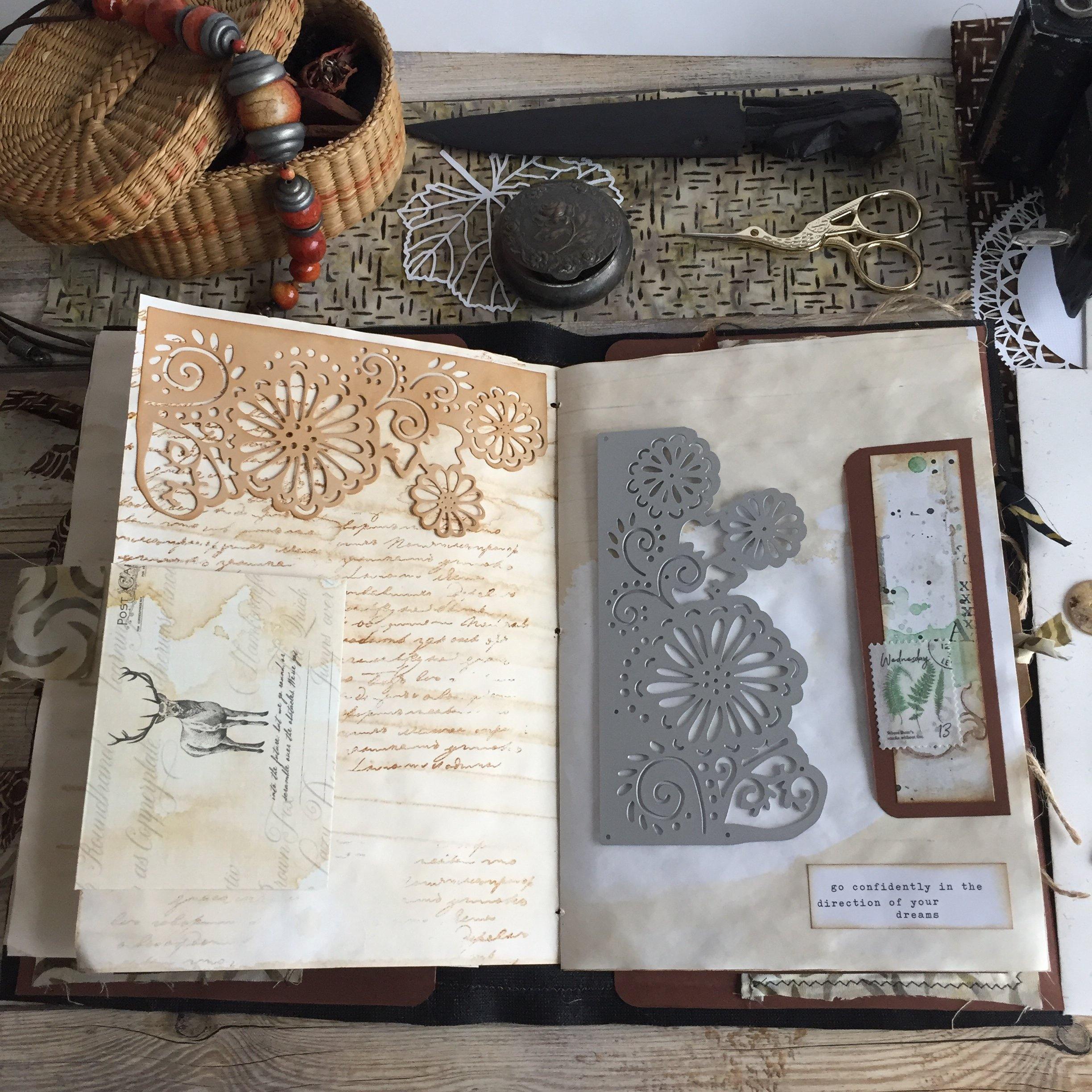 Floral Side Frame Dies - Inlovearts