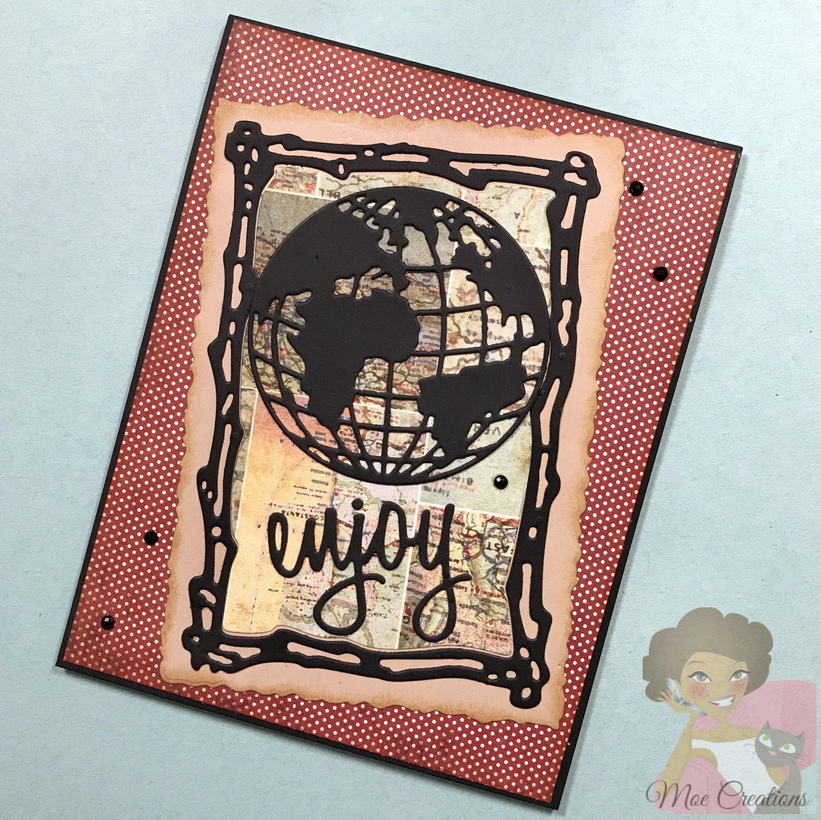 Creative Earth and Map Dies Set - Inlovearts