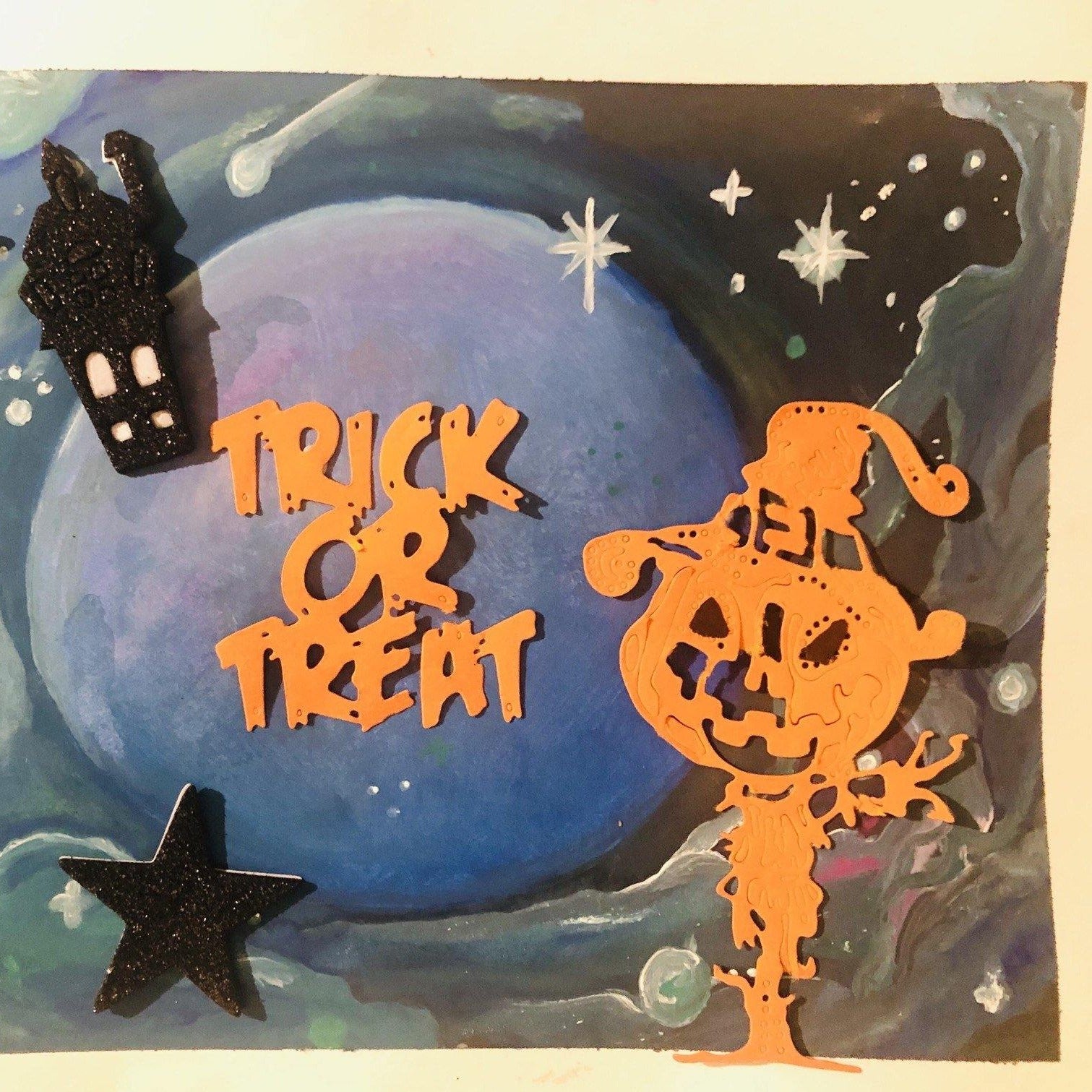 Pumpkin Scarecrow Decor Dies - Inlovearts