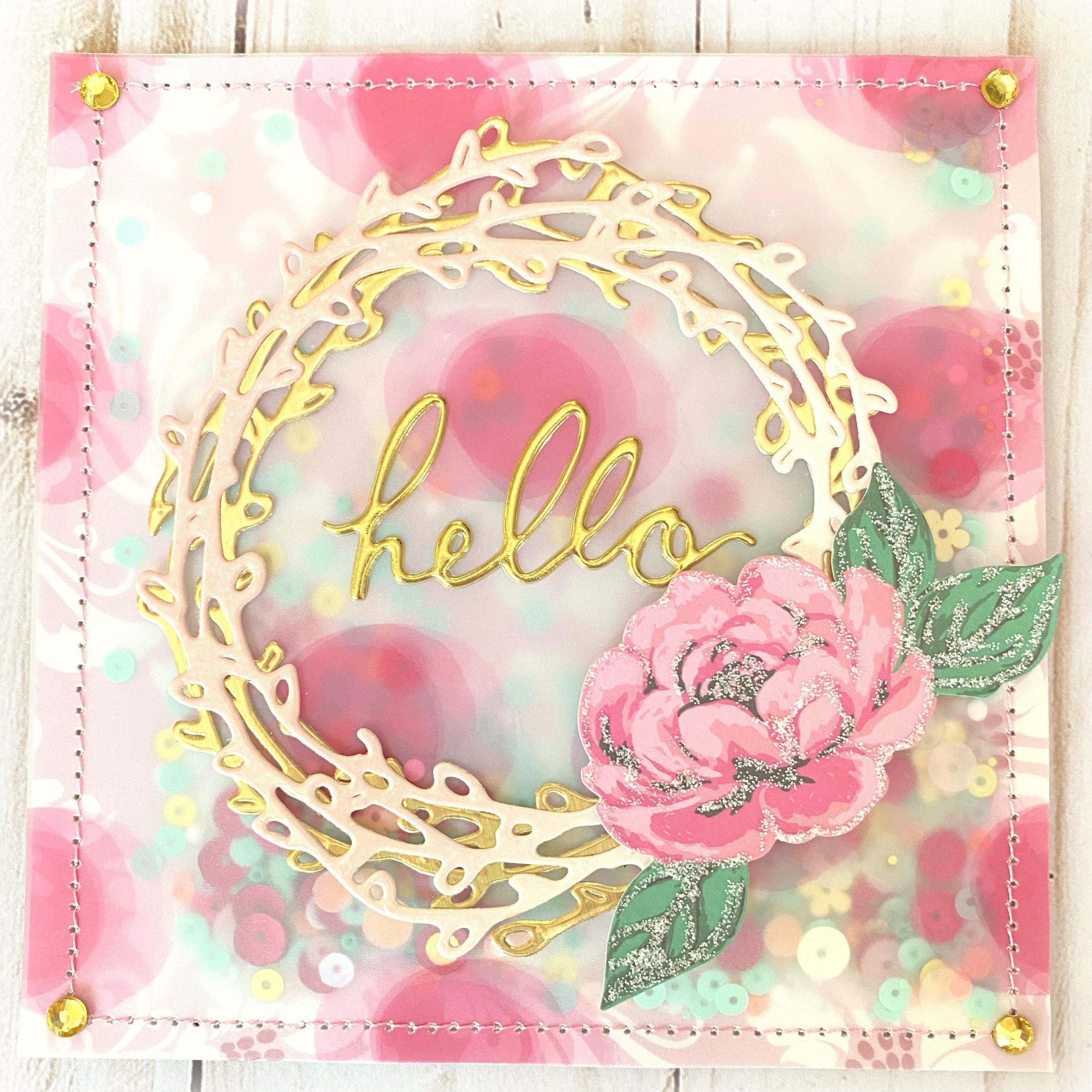 Willow Branches and Flower Dies - Inlovearts