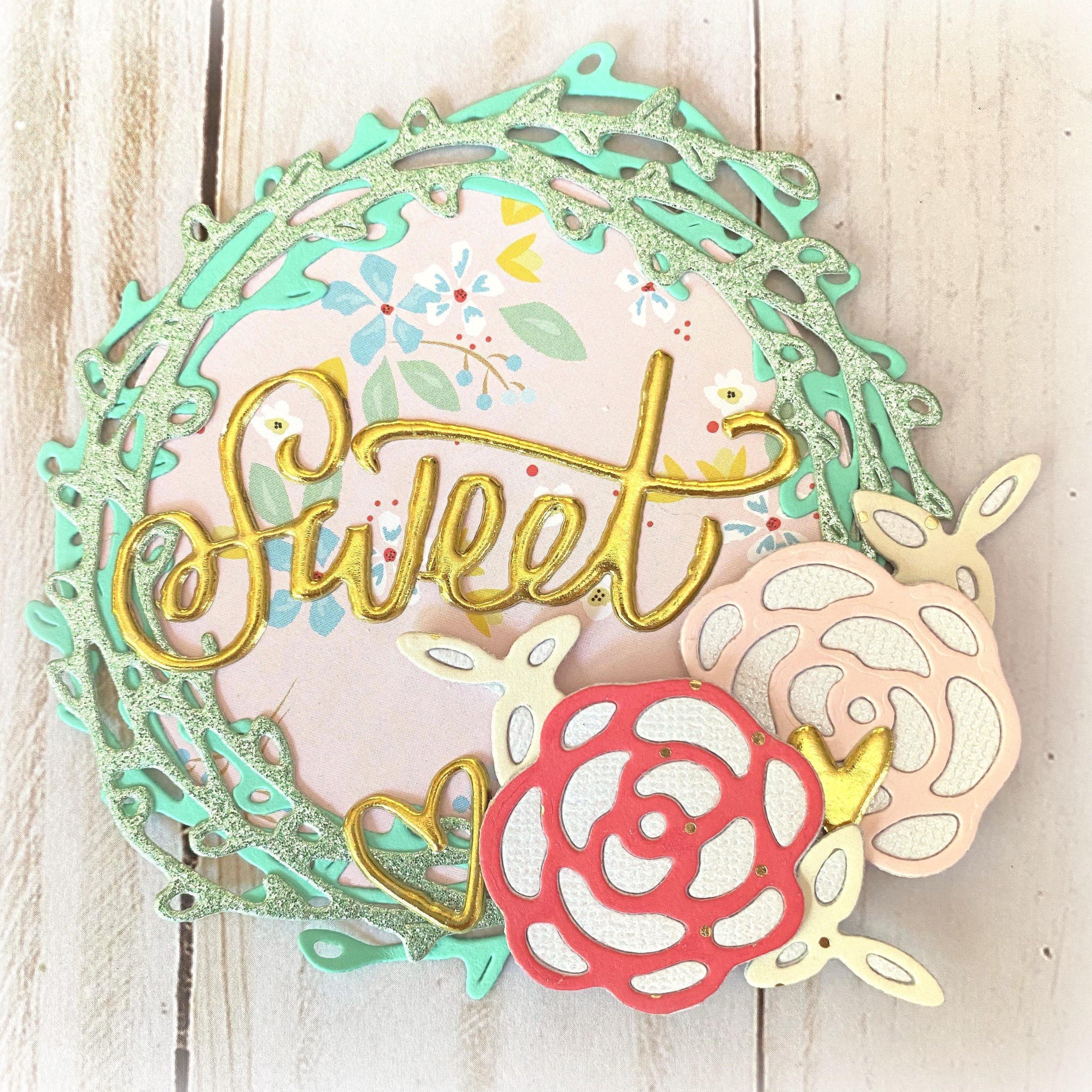 Willow Branches and Flower Dies - Inlovearts