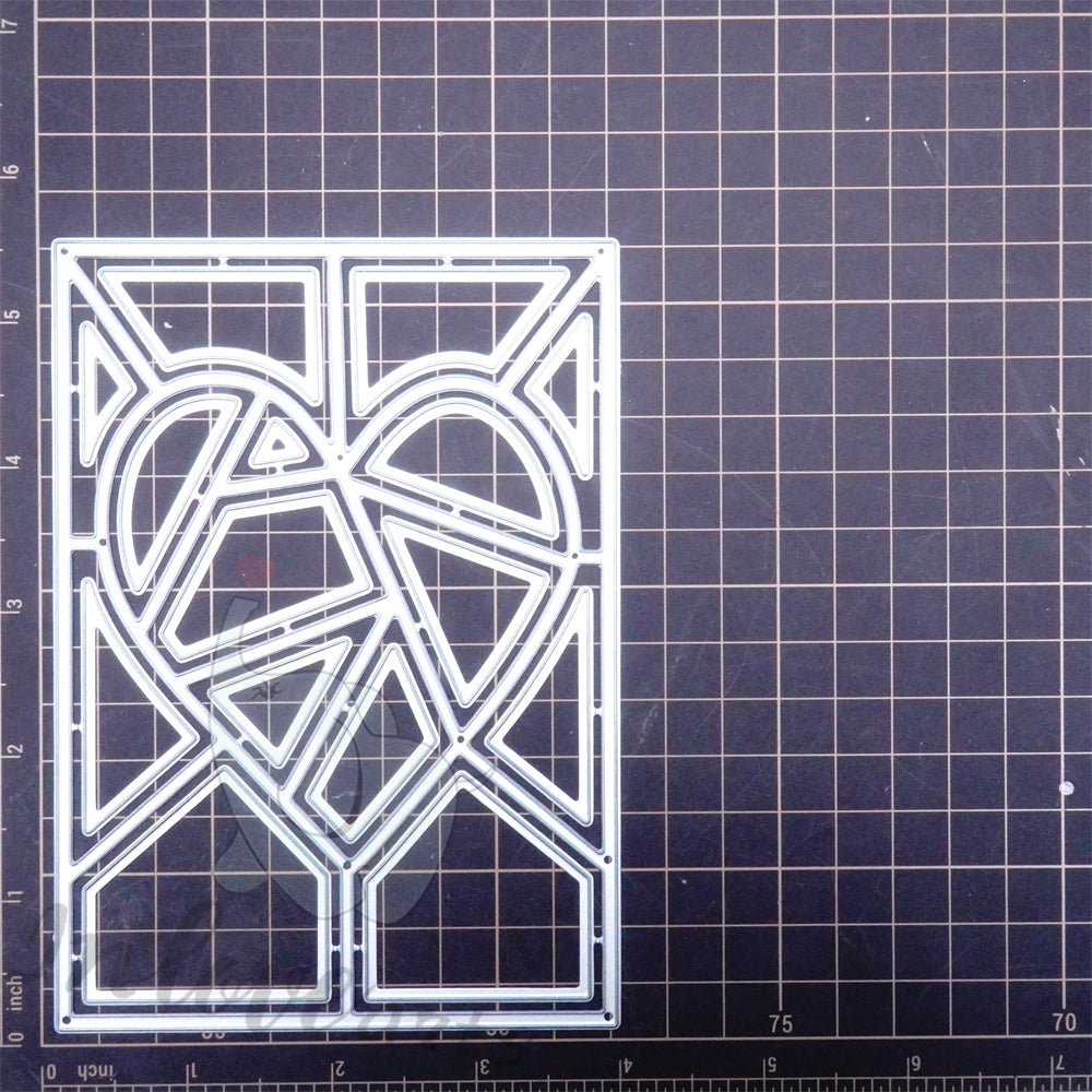 Lifescraft Collage of Heart Background Board Cutting Dies