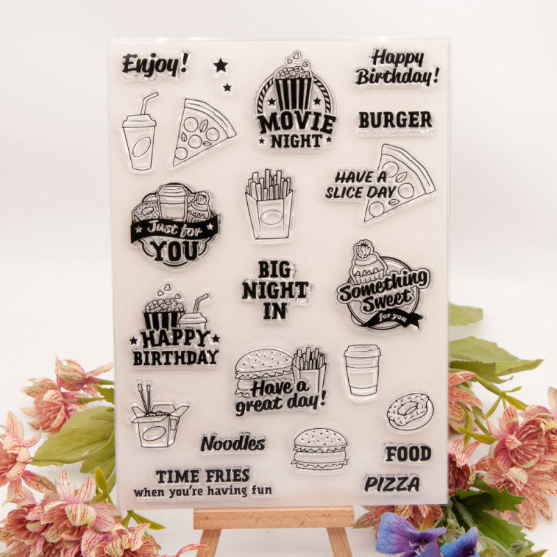 Food and Drink Clear Stamps