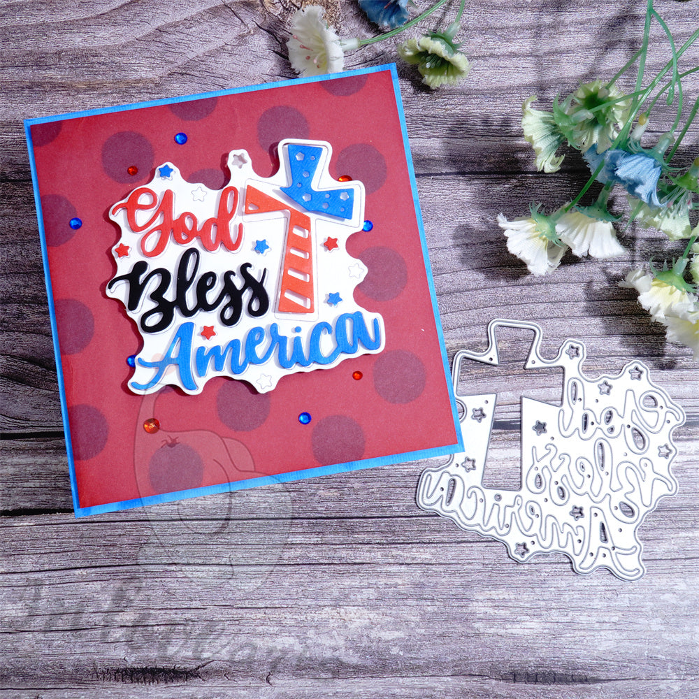 Lifescraft God Bless America Cutting Dies