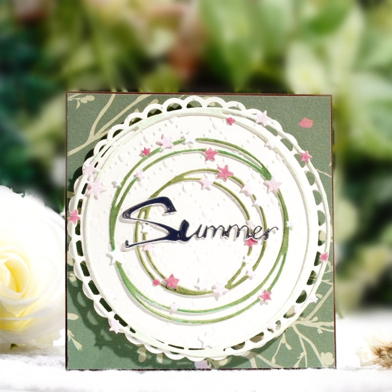 Lifescraft Little Star Round Frame Cutting Dies