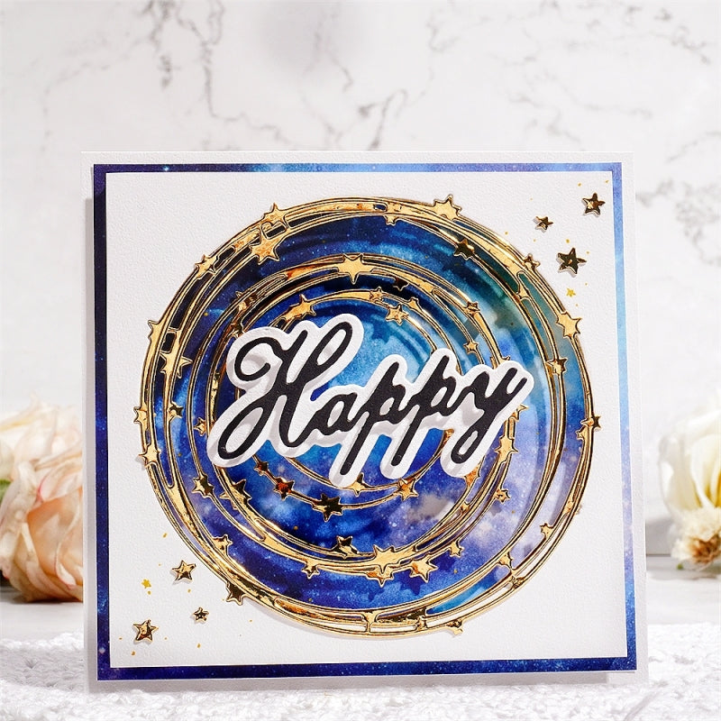 Lifescraft Little Star Round Frame Cutting Dies