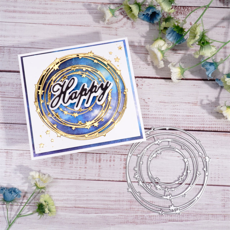 Lifescraft Little Star Round Frame Cutting Dies