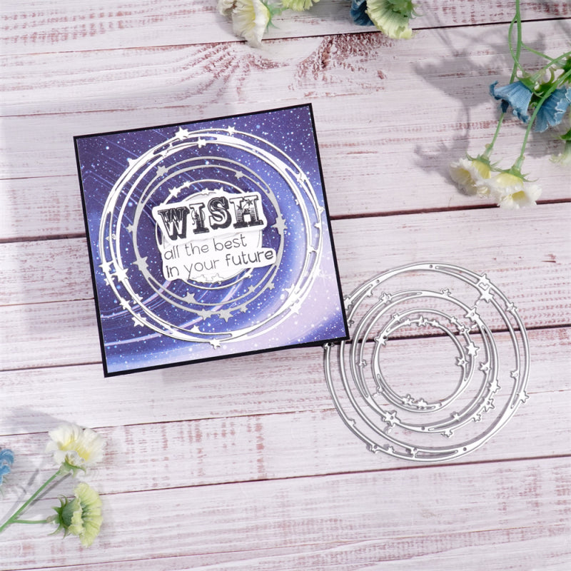 Lifescraft Little Star Round Frame Cutting Dies