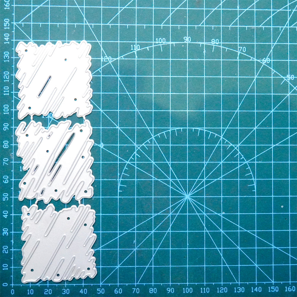 Lifescraft Hand-Painted Small Squares Metal Cutting Dies