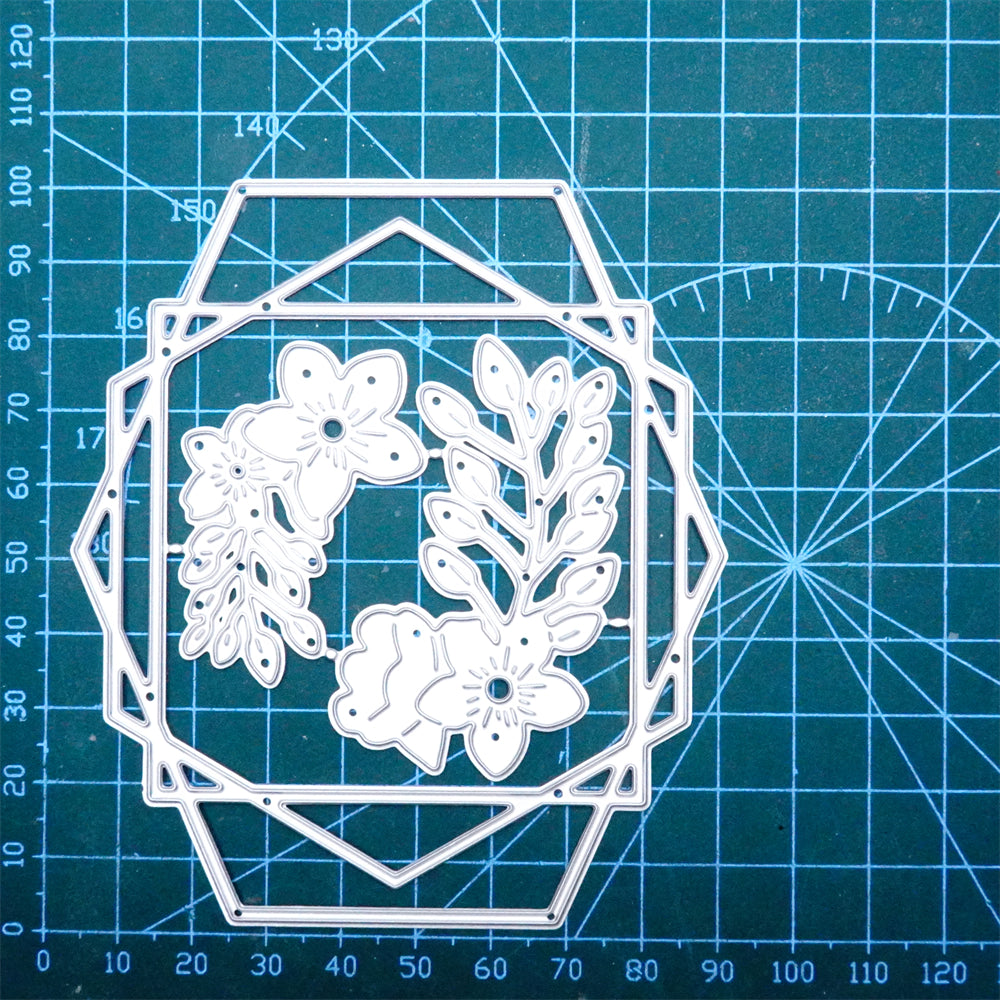 Lifescraft Polygonal Flower Border Board Metal Cutting Dies