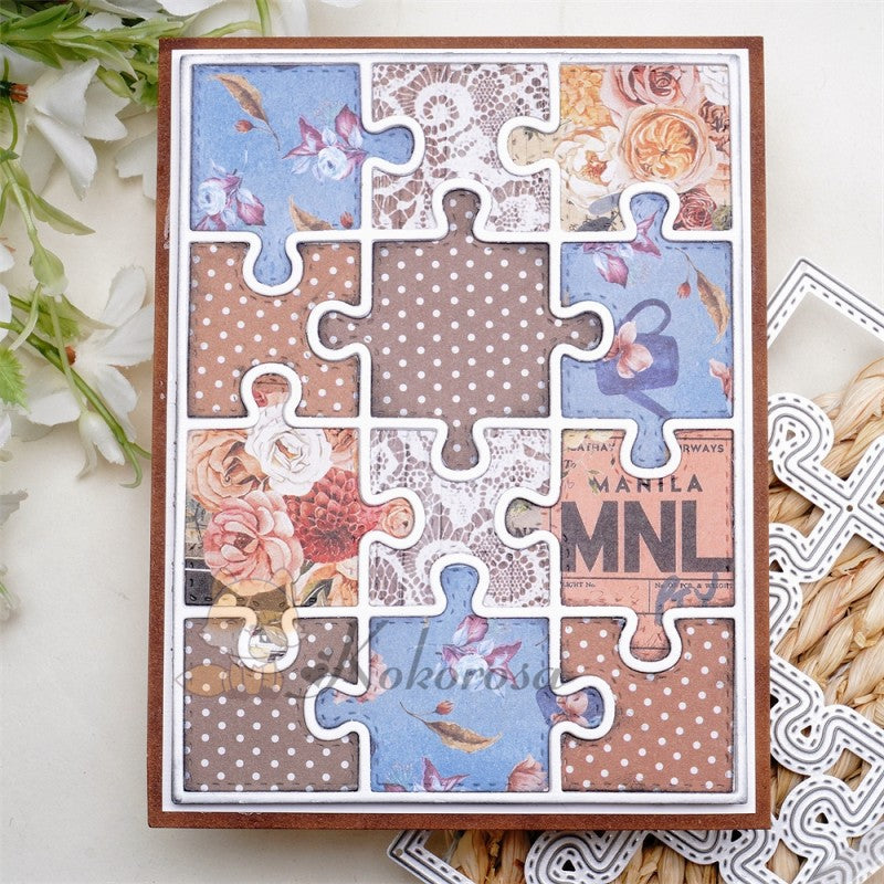 Lifescraft Puzzle Background Board Cutting Dies