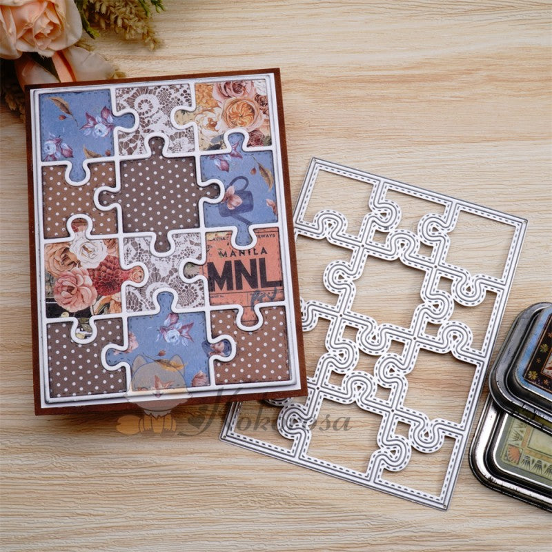 Lifescraft Puzzle Background Board Cutting Dies