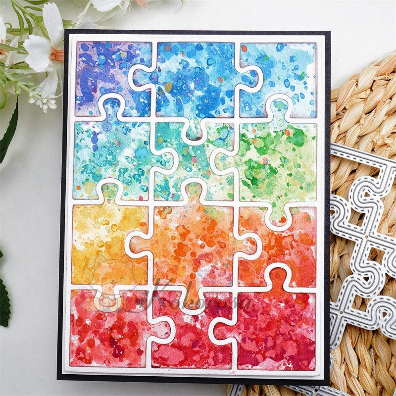 Lifescraft Puzzle Background Board Cutting Dies