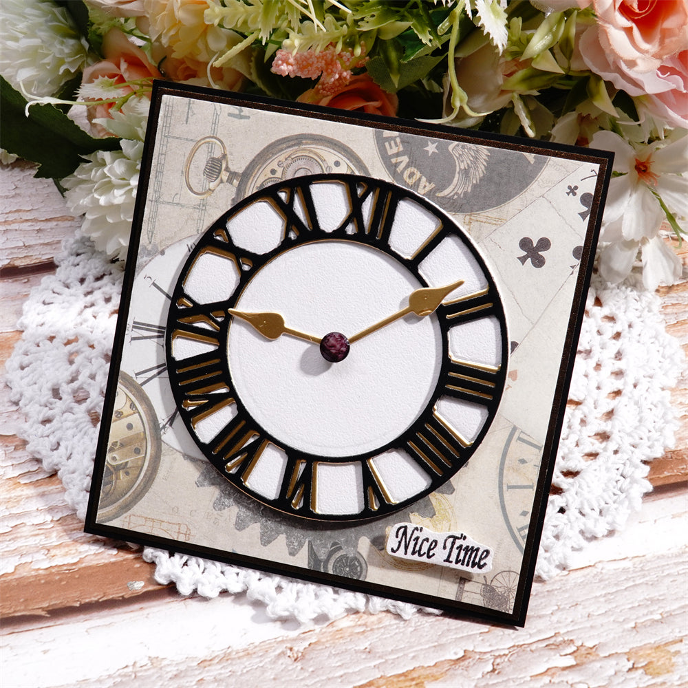 Lifescraft Vintage Clock Metal Cutting Dies