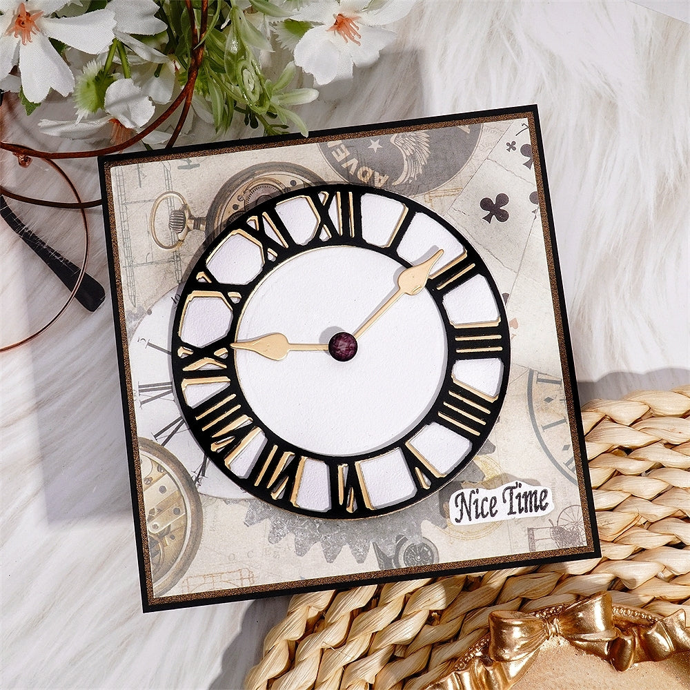 Lifescraft Vintage Clock Metal Cutting Dies