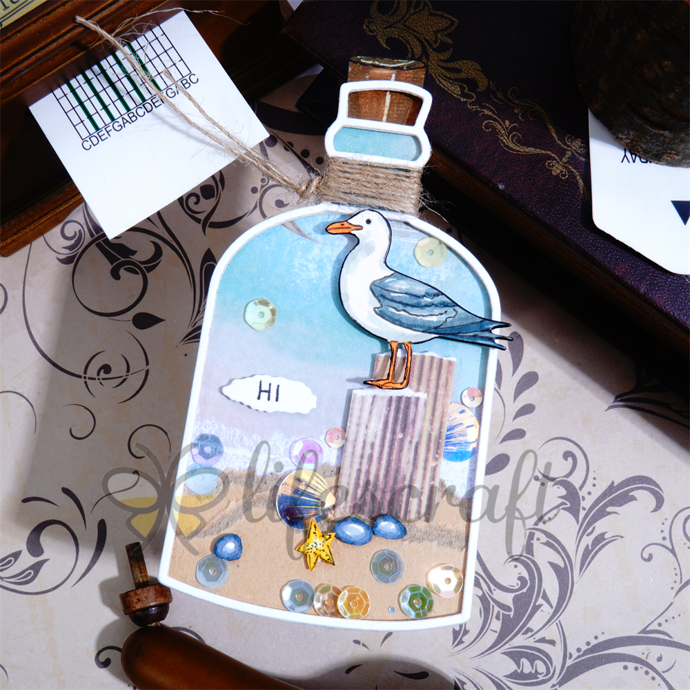 Lifescraft Bird in A Bottle Metal Cutting Dies