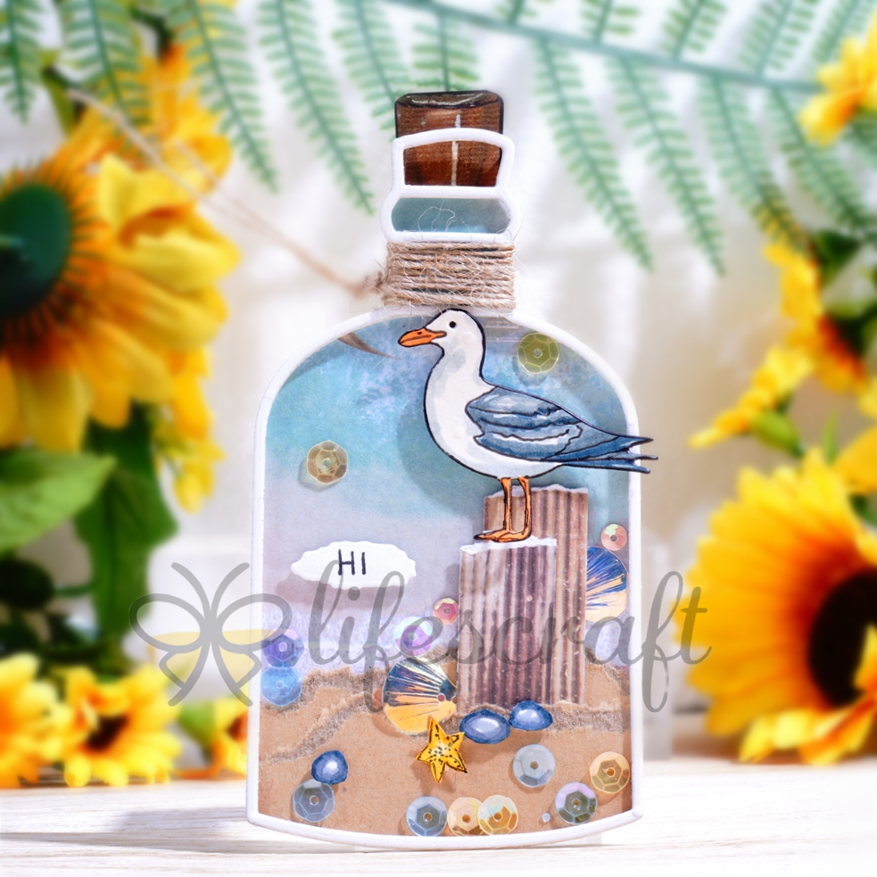 Lifescraft Bird in A Bottle Metal Cutting Dies