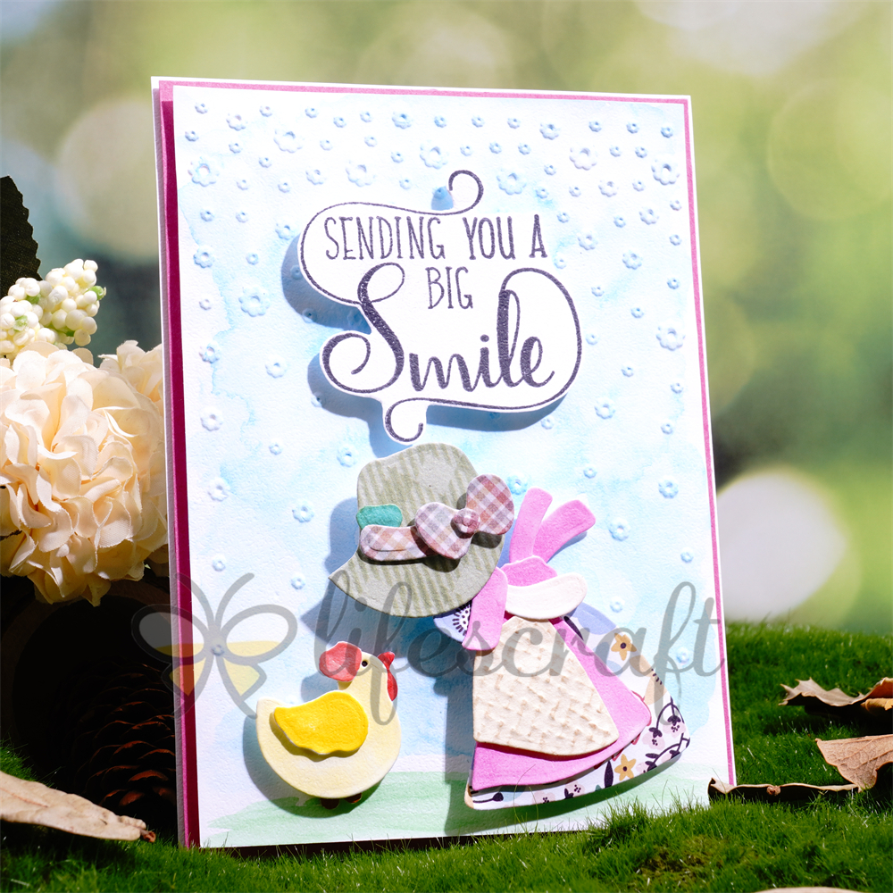 Lifescraft Chicken & Girl Metal Cutting Dies