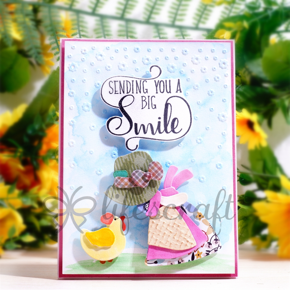 Lifescraft Chicken & Girl Metal Cutting Dies