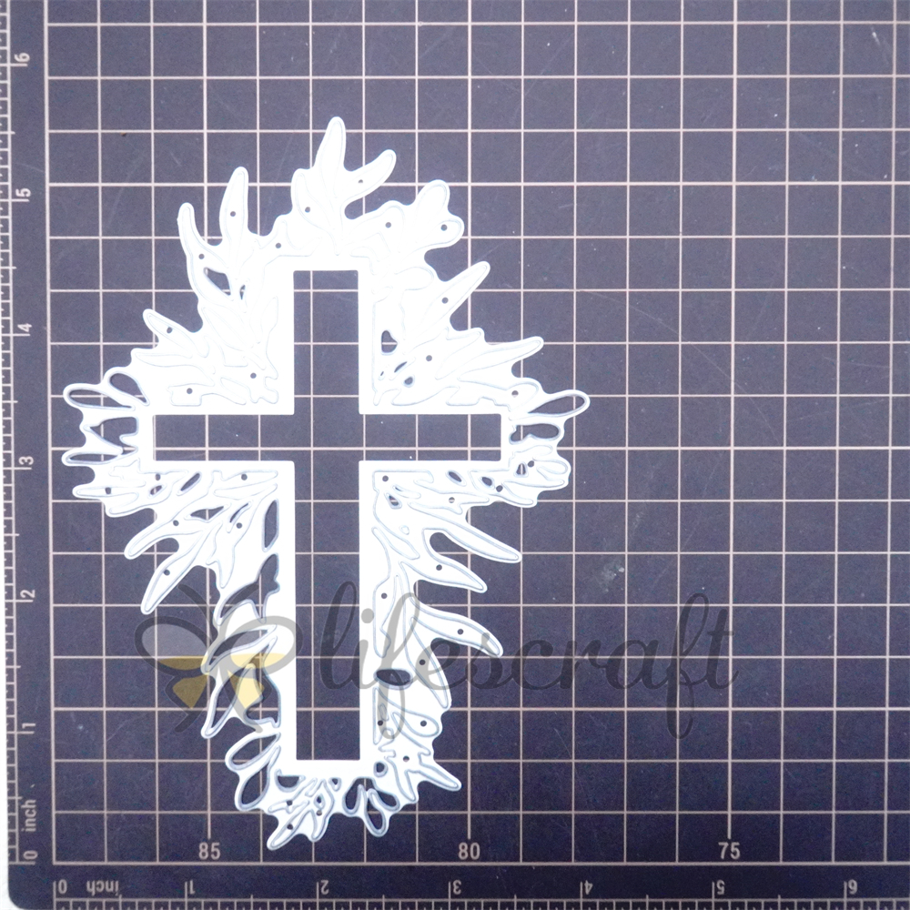 Lifescraft Cross on the Border Grass Metal Cutting Dies