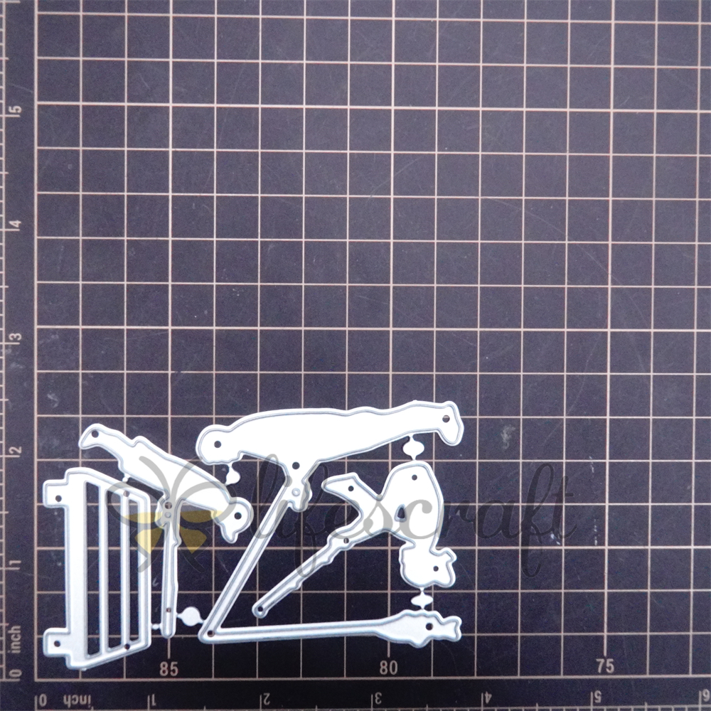 Lifescraft Dad and Two Kids Fishing Metal Cutting Dies