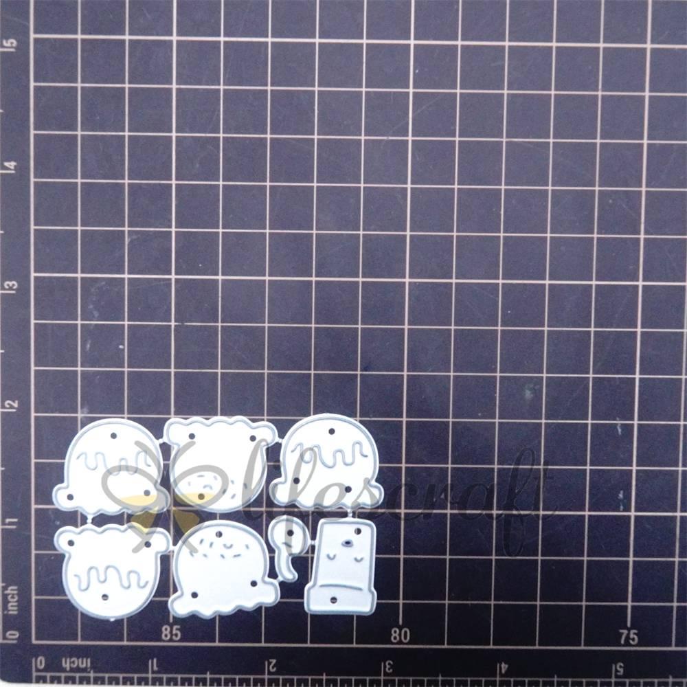 Lifescraft Layered Ice Cream Metal Cutting Dies