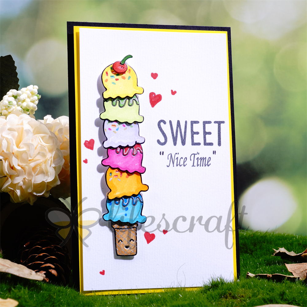 Lifescraft Layered Ice Cream Metal Cutting Dies