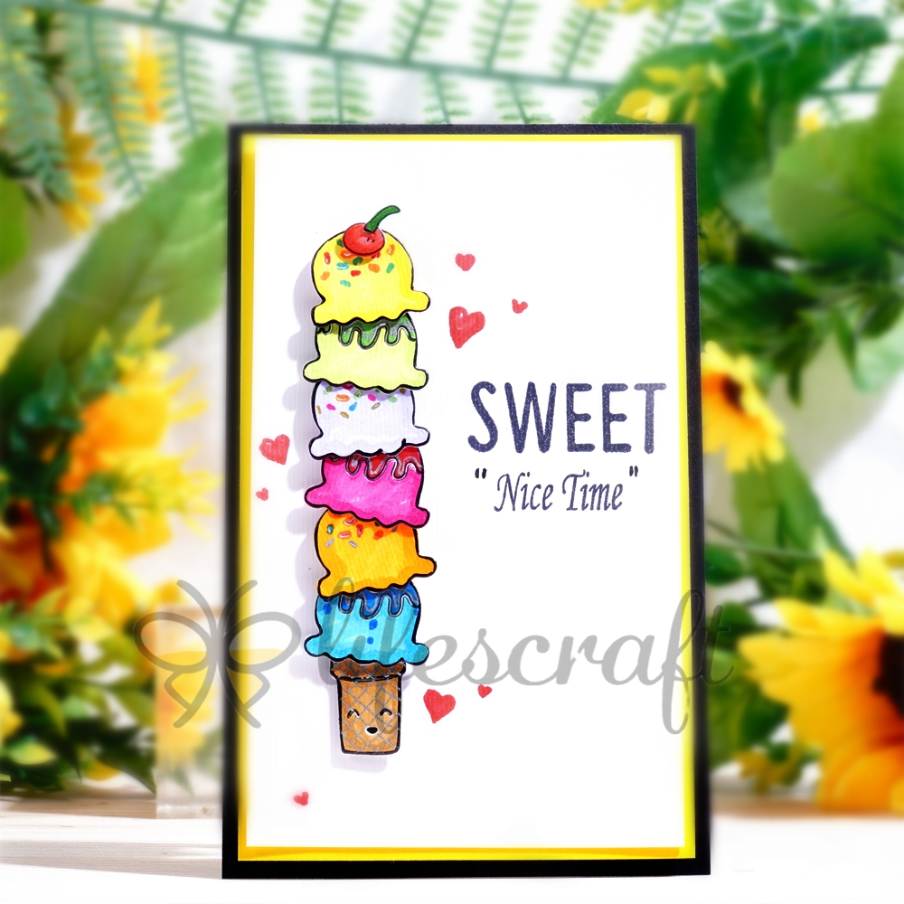 Lifescraft Layered Ice Cream Metal Cutting Dies