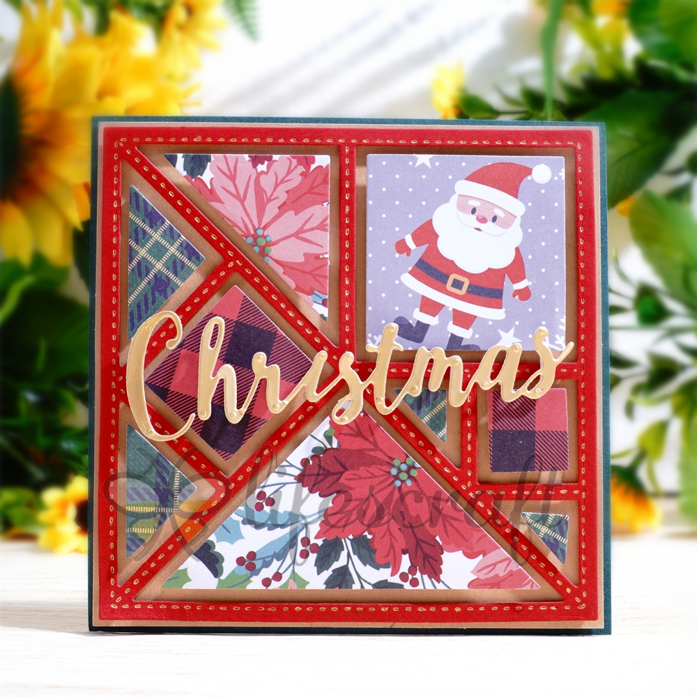 Lifescraft Polygonal Mosaic Background Board Metal Cutting Dies