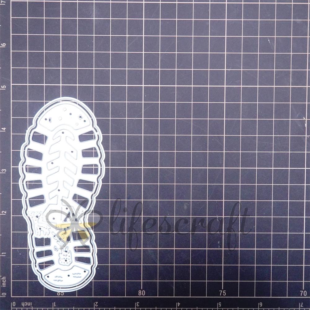 Lifescraft Shoe Footprints Metal Cutting Dies