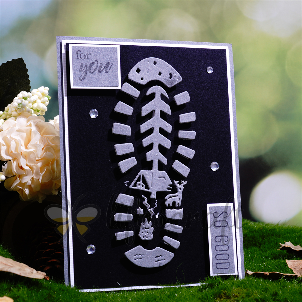 Lifescraft Shoe Footprints Metal Cutting Dies