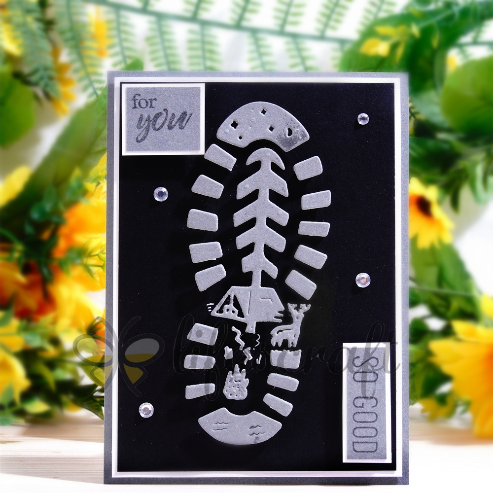 Lifescraft Shoe Footprints Metal Cutting Dies