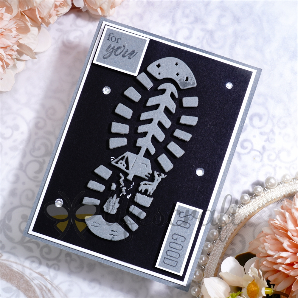 Lifescraft Shoe Footprints Metal Cutting Dies