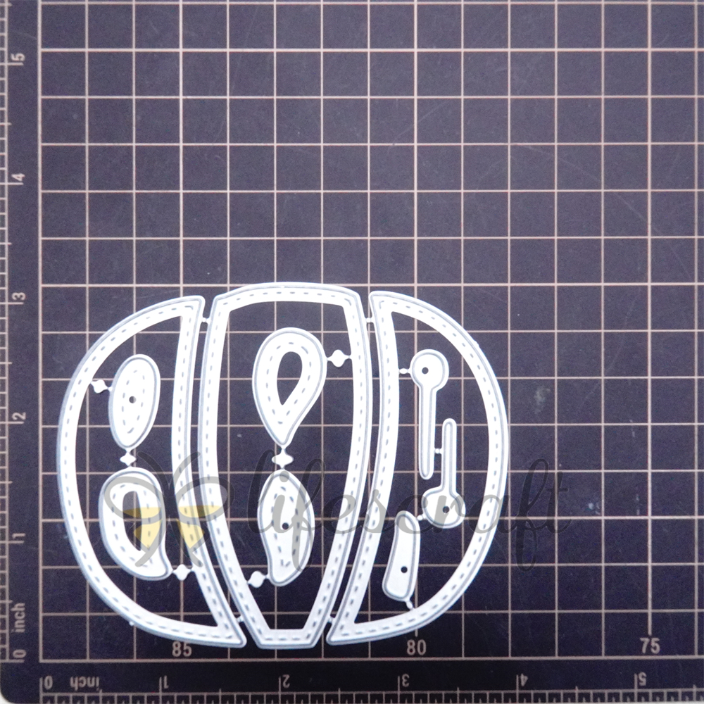 Lifescraft Stitching Pumpkin Metal Cutting Dies