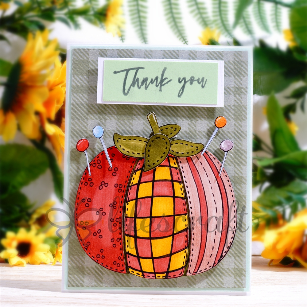 Lifescraft Stitching Pumpkin Metal Cutting Dies