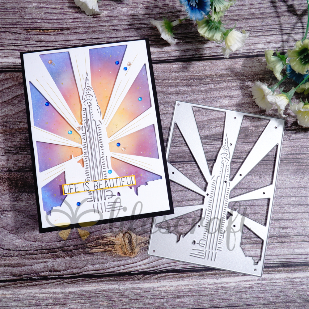 Lifescraft The Church with Glow Background Board Metal Cutting Dies