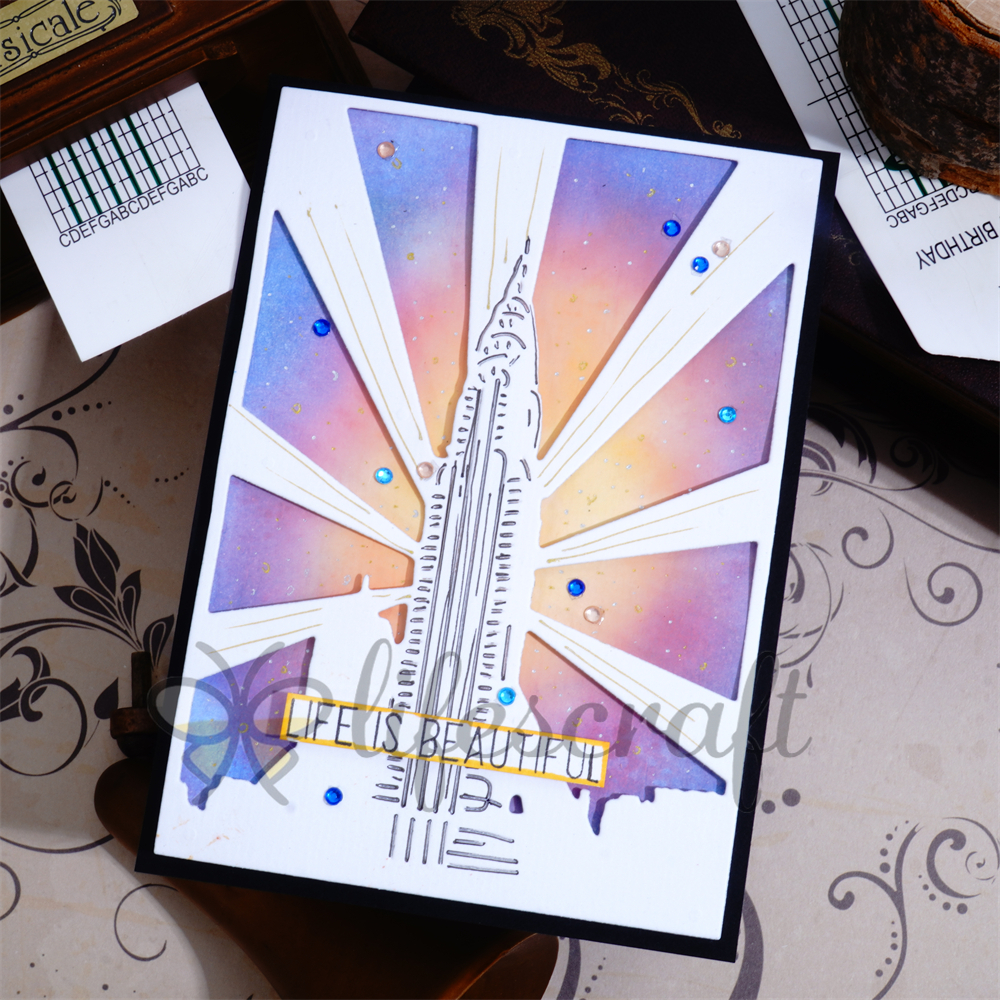 Lifescraft The Church with Glow Background Board Metal Cutting Dies