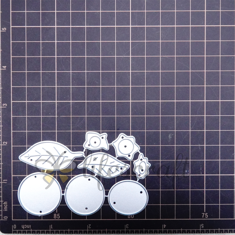 Lifescraft Three Blueberries with Leaves Metal Cutting Dies