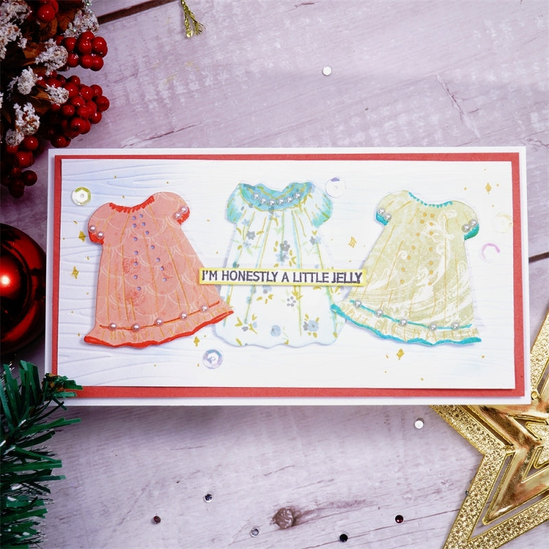 Lifescraft 3Pcs Princess Dresses Cutting Dies