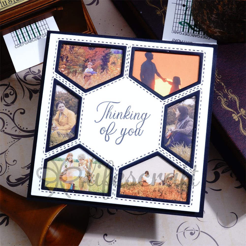 Lifescraft Album Background Frame Cutting Dies