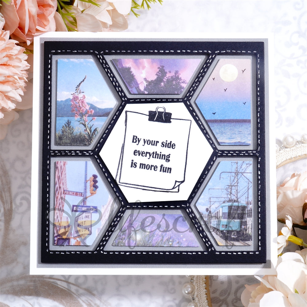 Lifescraft Album Background Frame Cutting Dies