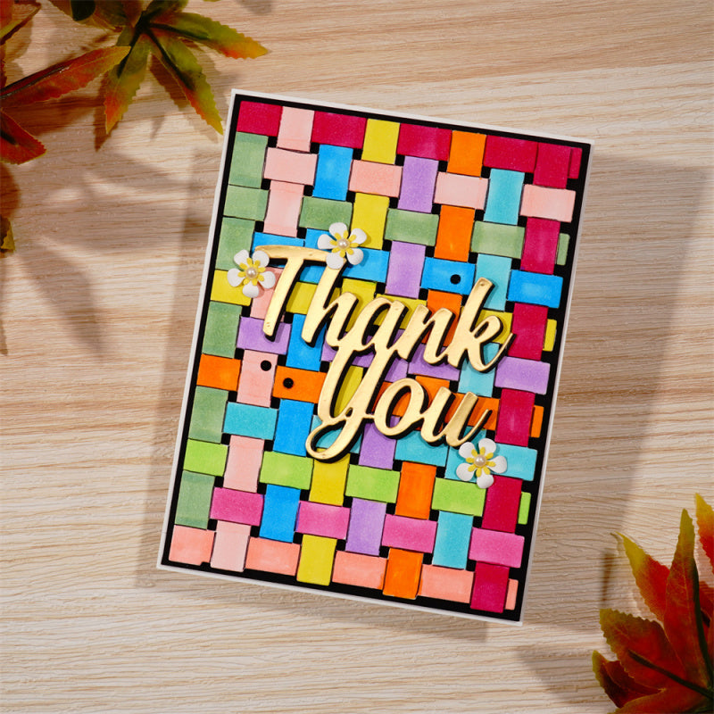 Lifescraft Bamboo Weaving Background Board Cutting Dies