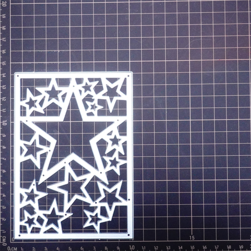 Lifescraft Five-Pointed Star Background Board Cutting Dies